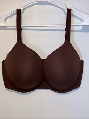 NEW Skims Fits Everybody Push-up Demi Bra Cocoa Size 36DDDD